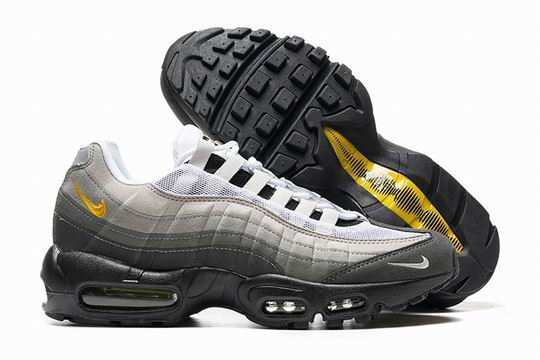 (image for) Nike Air Max 95 Grey Gradient Yellow Swoosh Men's Shoes-30